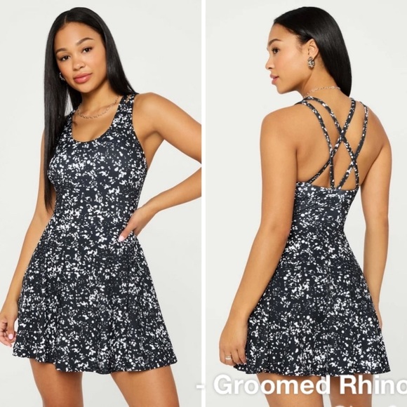 Fabletics Spritz Boost Performance Classic Mini Dress Size XL - Picture 1 of 5